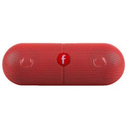 Five Star Pill XL Portable Bluetooth Speaker (Red)